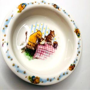Royal Doulton Winnie The Pooh Serving Bowl Child Infant Toddler Collection Glass